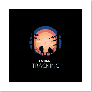 forest tracking Posters and Art